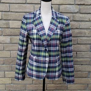 JCREW Plaid Blazer
